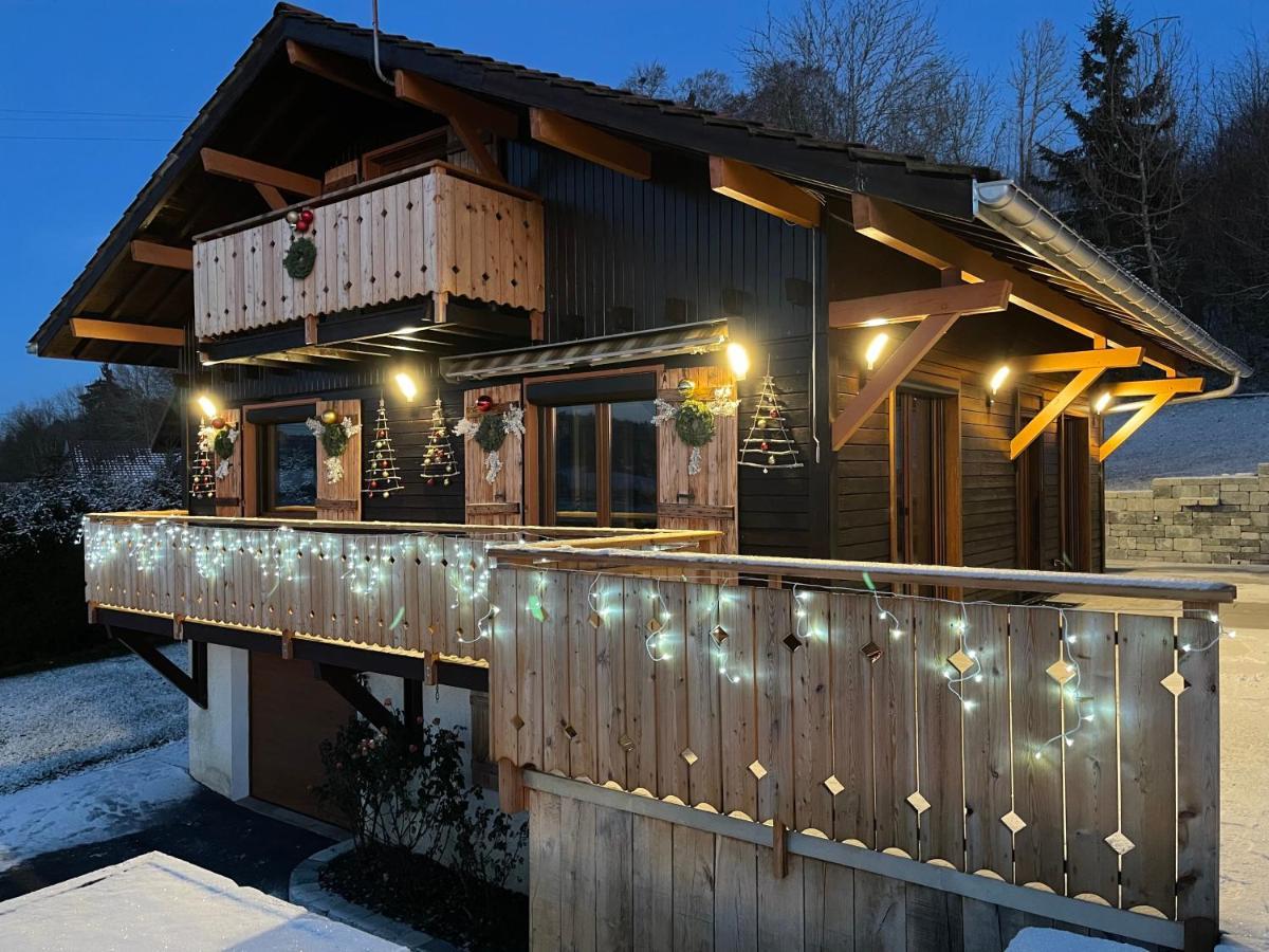 Chalet-Michel Avec Spa Montperreux Dış mekan fotoğraf